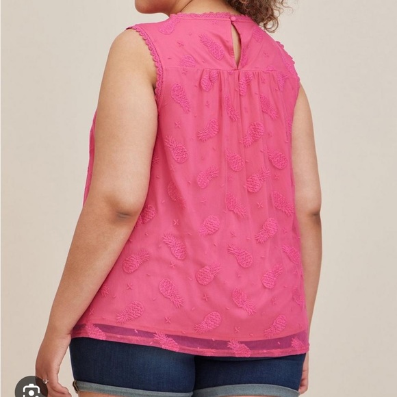 Pineapple Tank top 2X 18-20 NEW - Picture 2 of 6